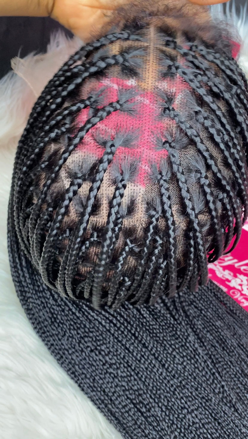 Natural Crown Micro Braid(full lace wig)