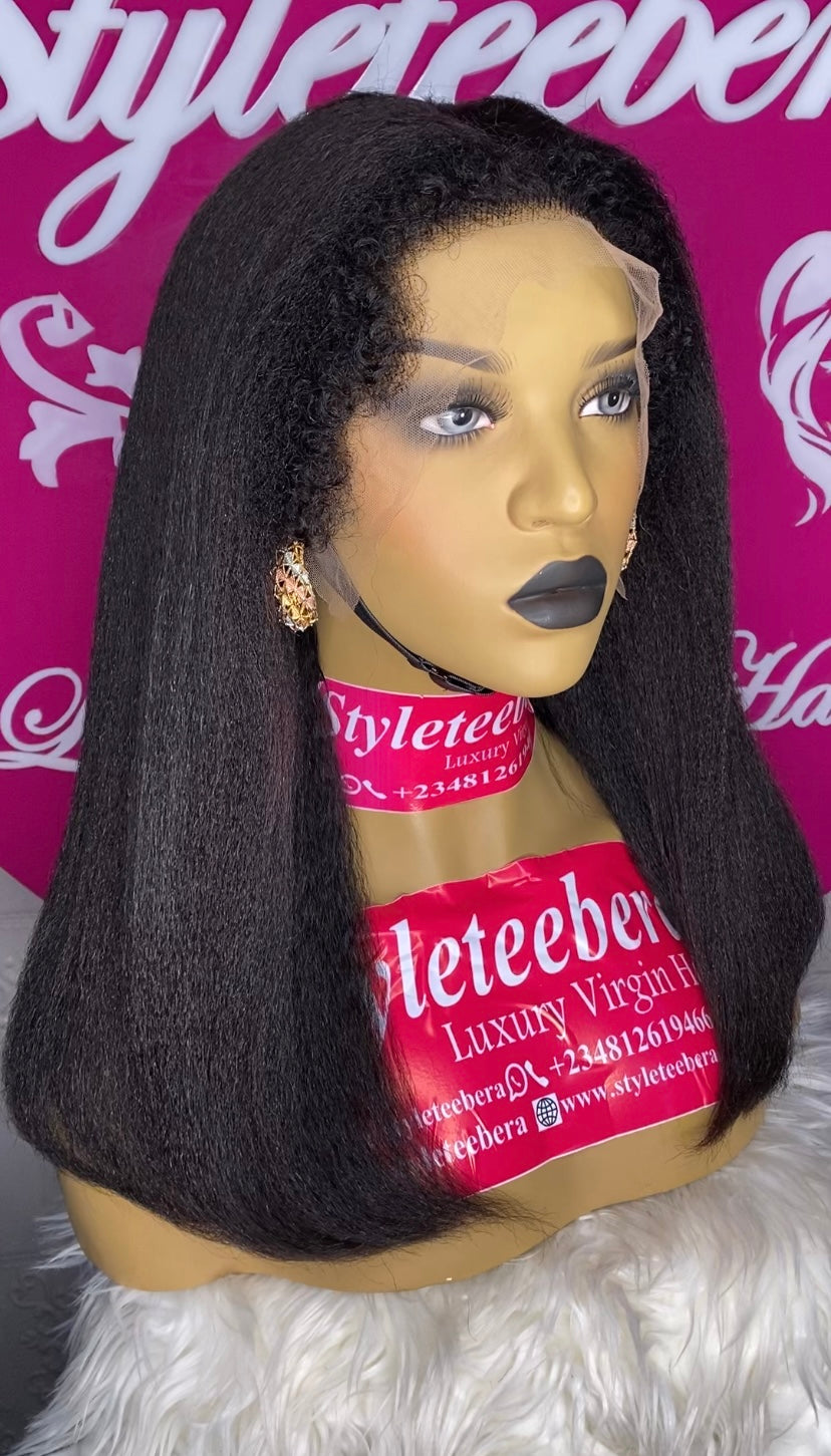 Coarse Raw Kinky Straight unit (Thick, Full & Soft Texture)