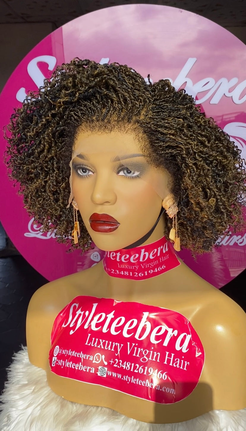 Nubian (Nano Twist) wig in mixed color 27/black