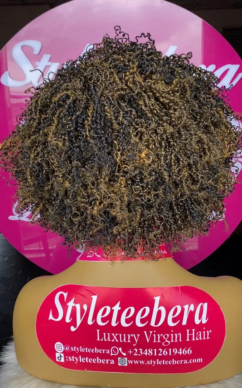 Nubian (Nano Twist) wig in mixed color 27/black