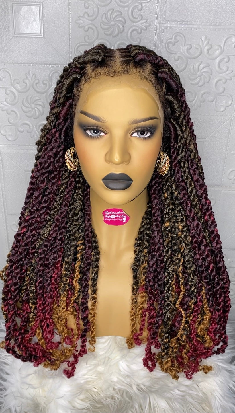 Chunky spring twist braids(color.Tbug/T27)