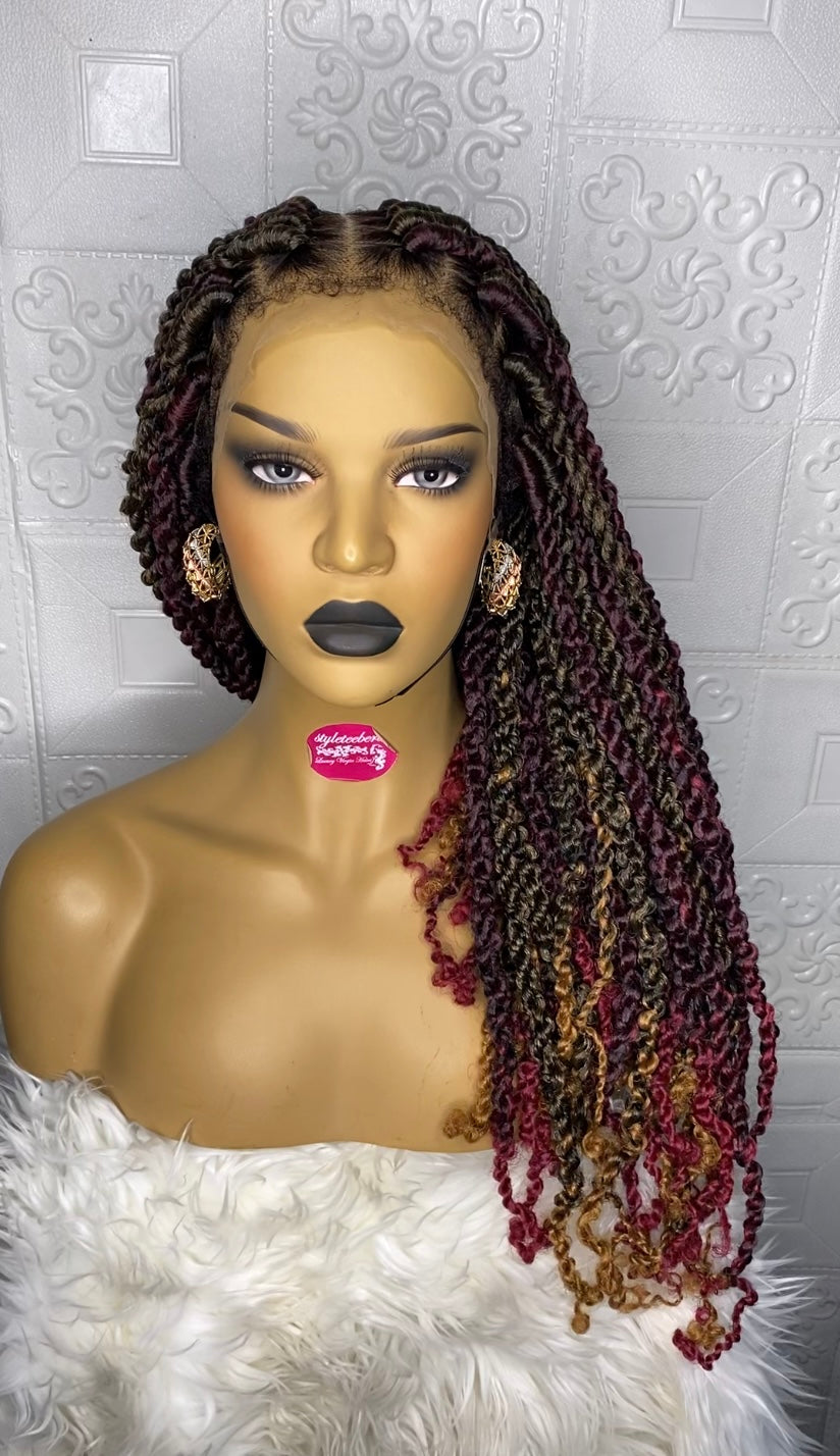 Chunky spring twist braids(color.Tbug/T27)