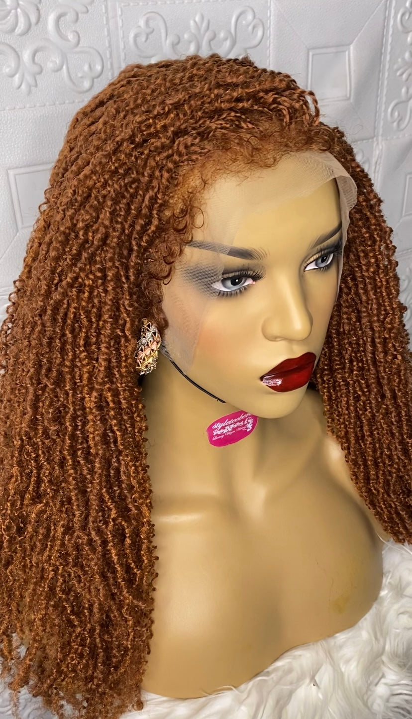 Nubian micro twist braid wig(#30 color)