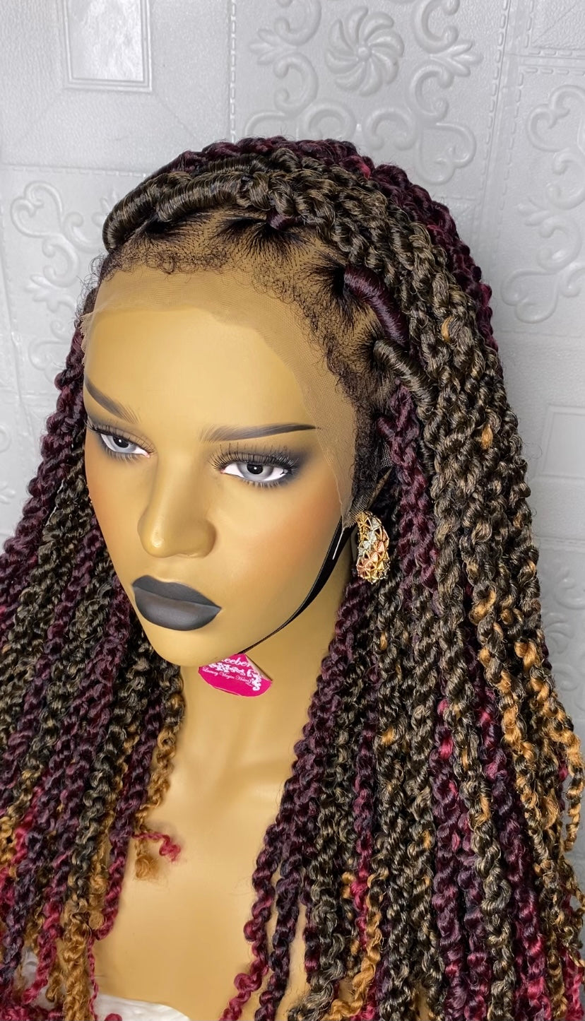 Chunky spring twist braids(color.Tbug/T27)