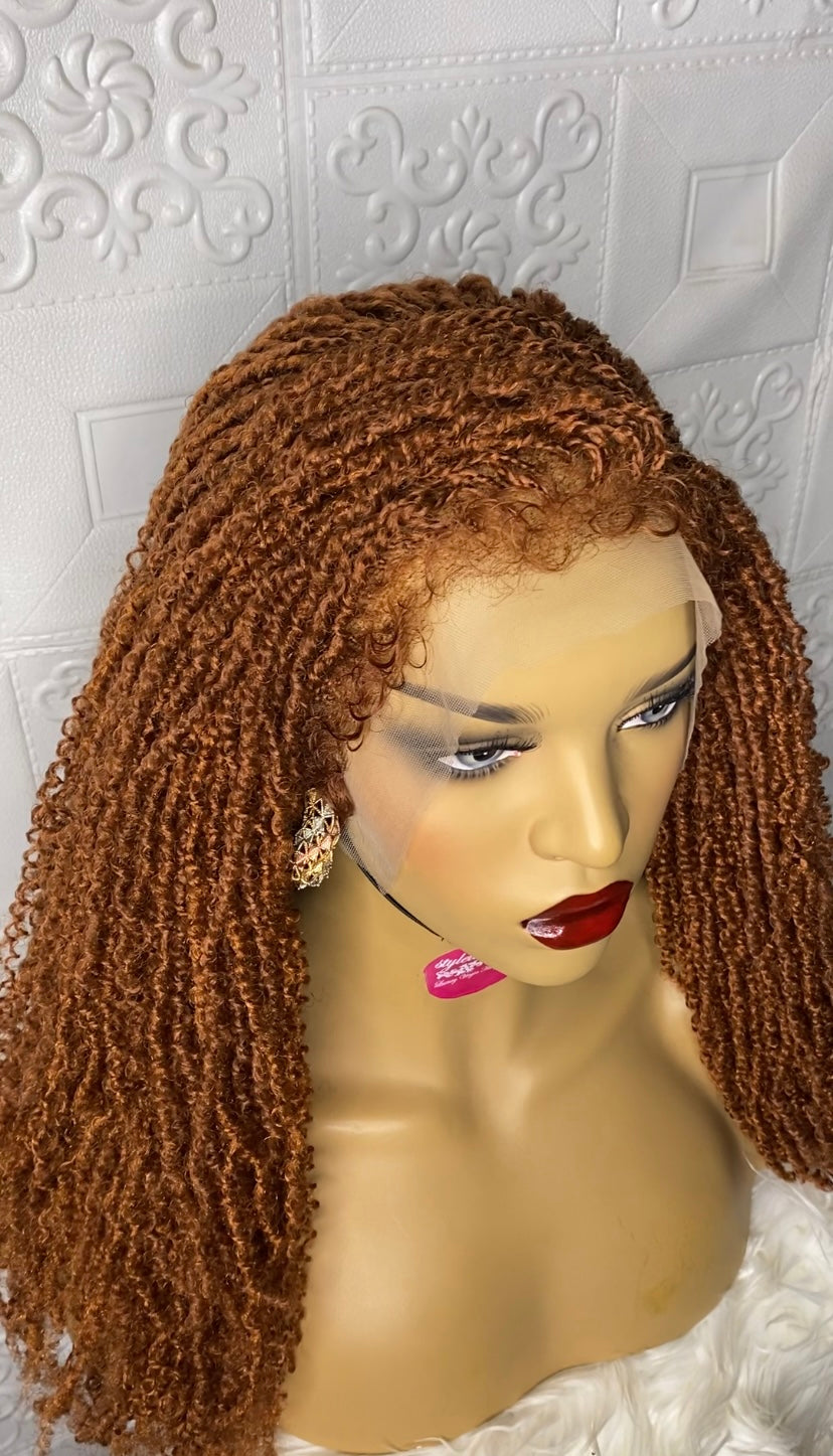 Nubian micro twist braid wig(#30 color)