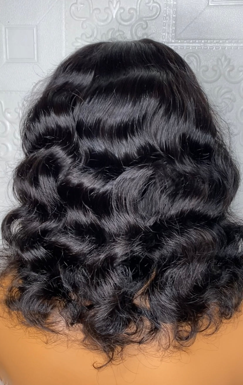 Body wave virgin hair(with hybrid hairline)