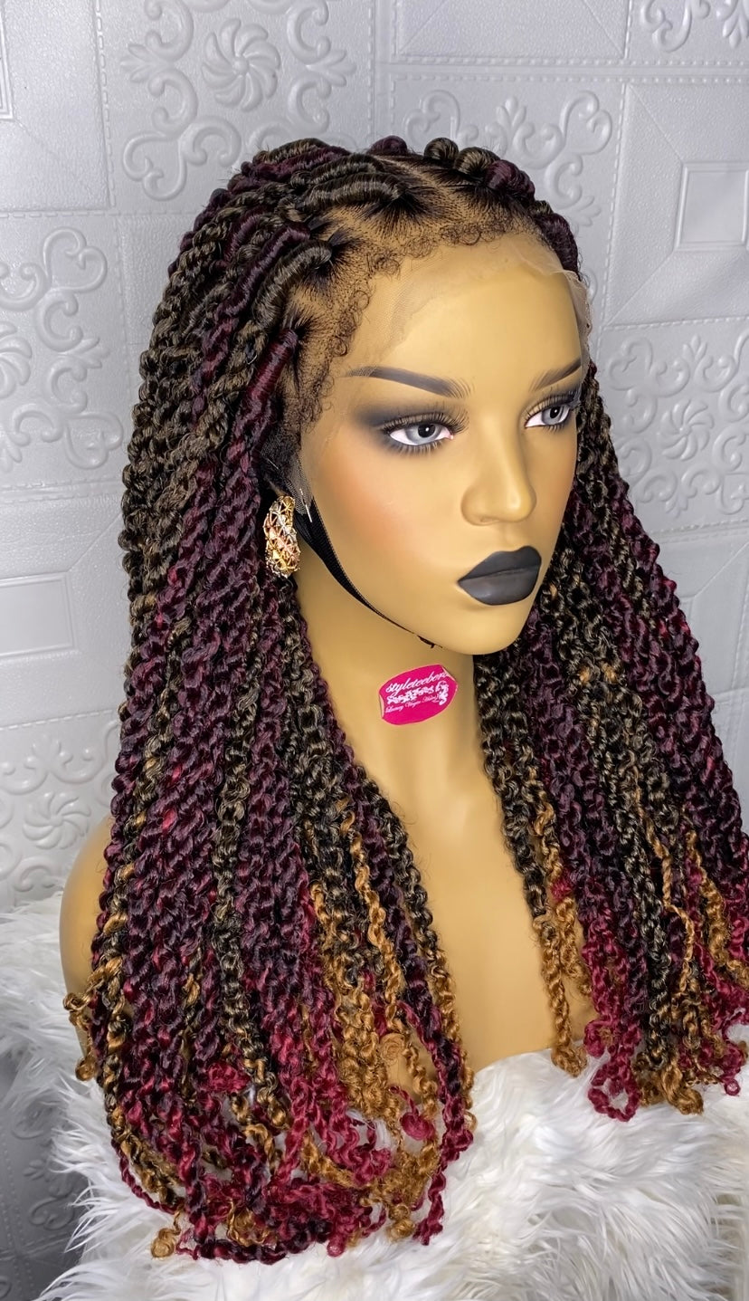 Chunky spring twist braids(color.Tbug/T27)