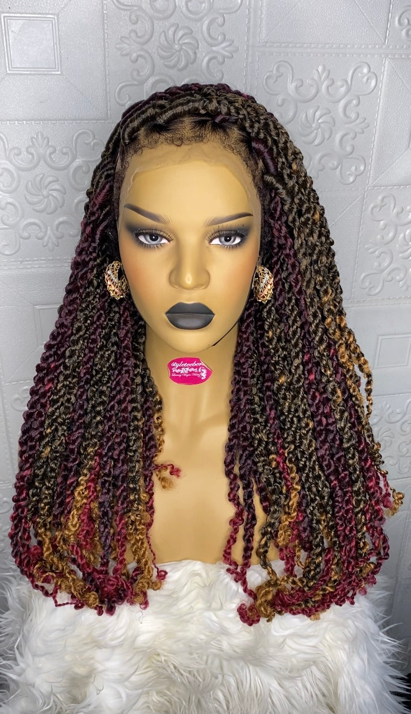 Chunky spring twist braids(color.Tbug/T27)