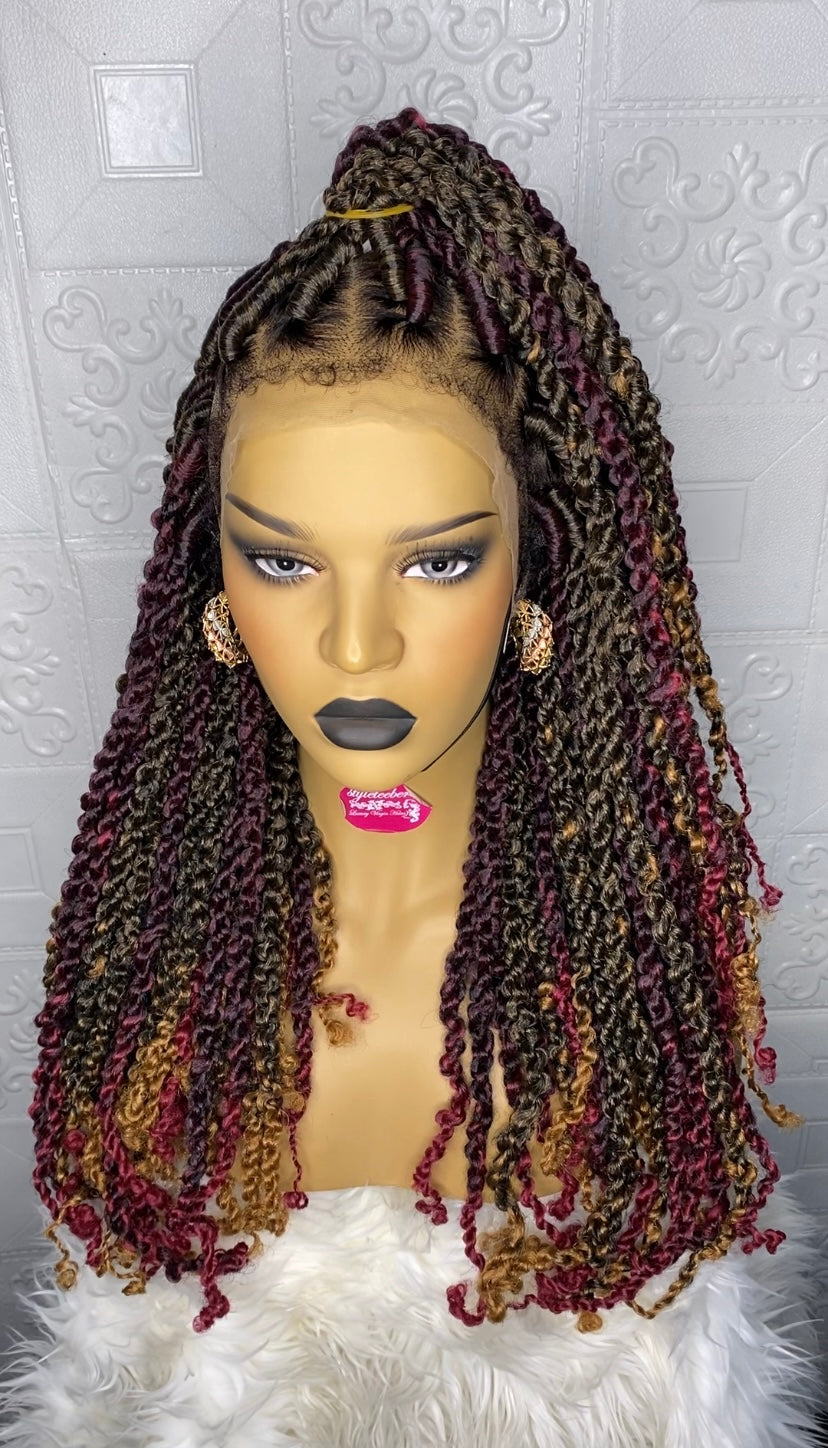 Chunky spring twist braids(color.Tbug/T27)