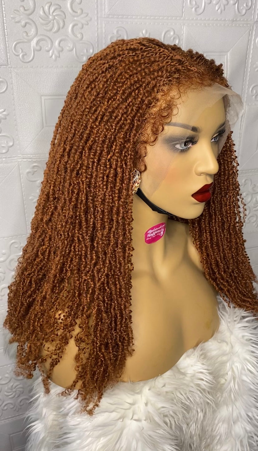 Nubian micro twist braid wig(#30 color)