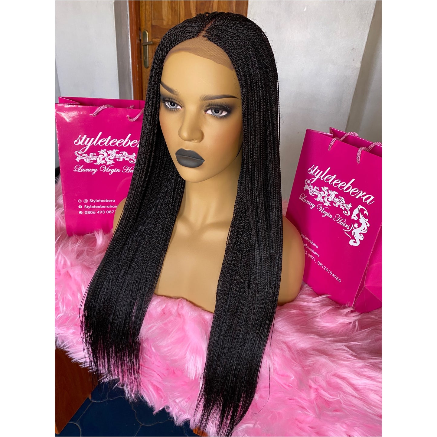 Sheila nano twist braid wig