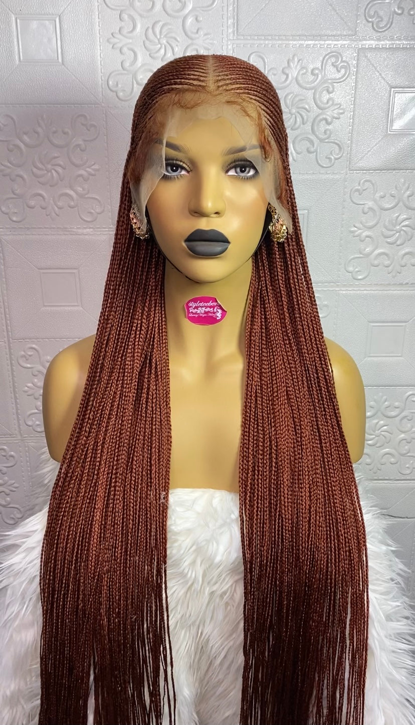 Defined center part cornrow(#350)