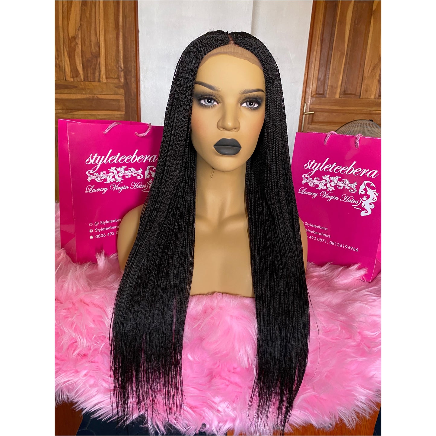 Sheila nano twist braid wig