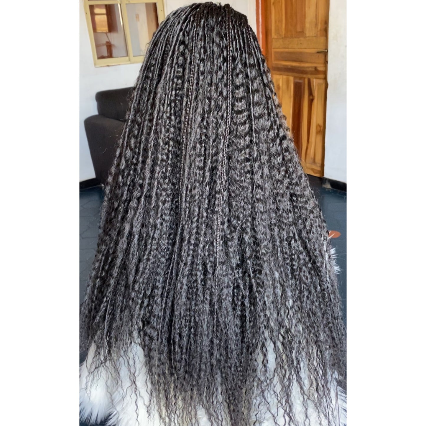 IND cornrow wig #1B