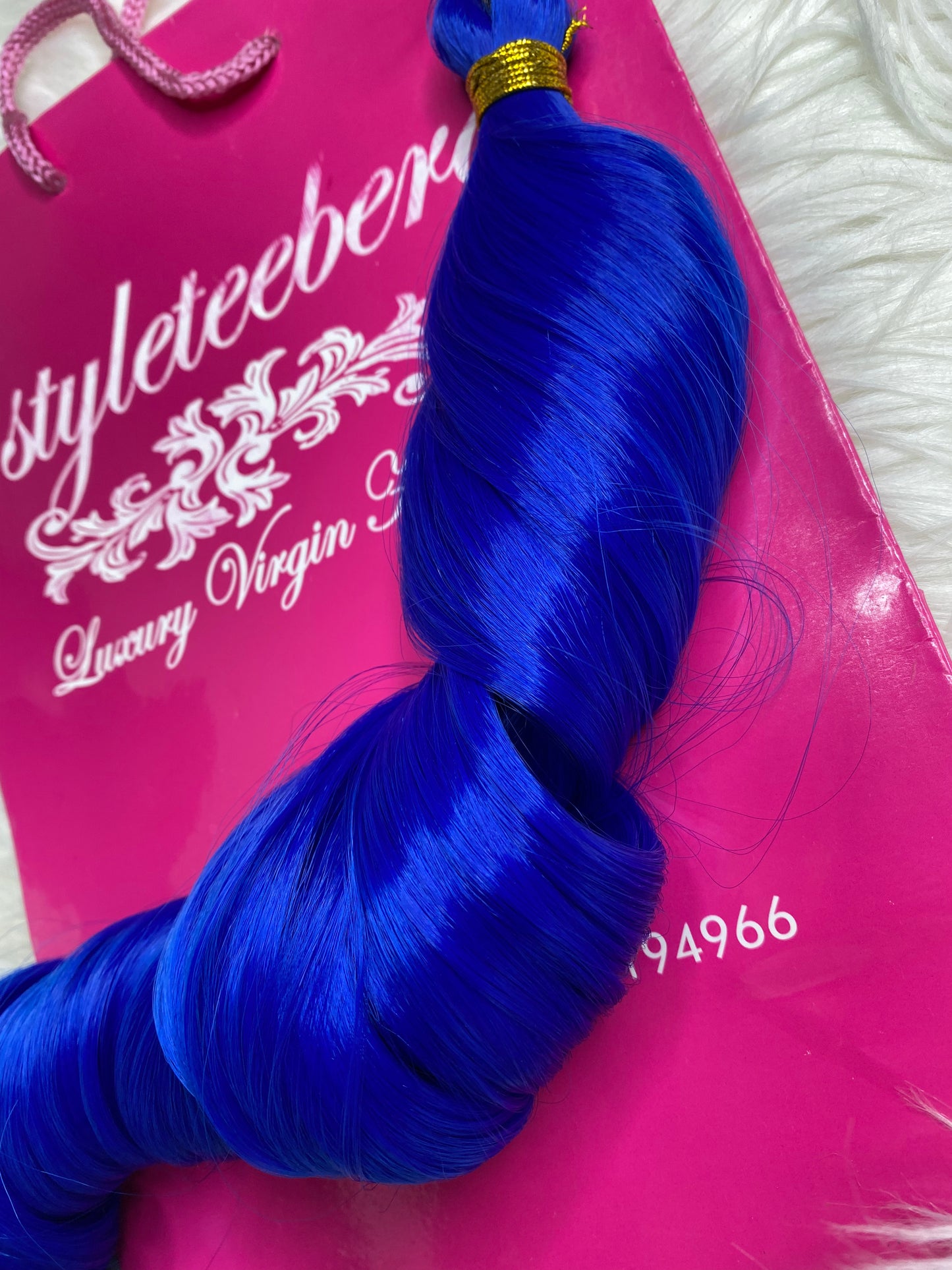 French curls #blue