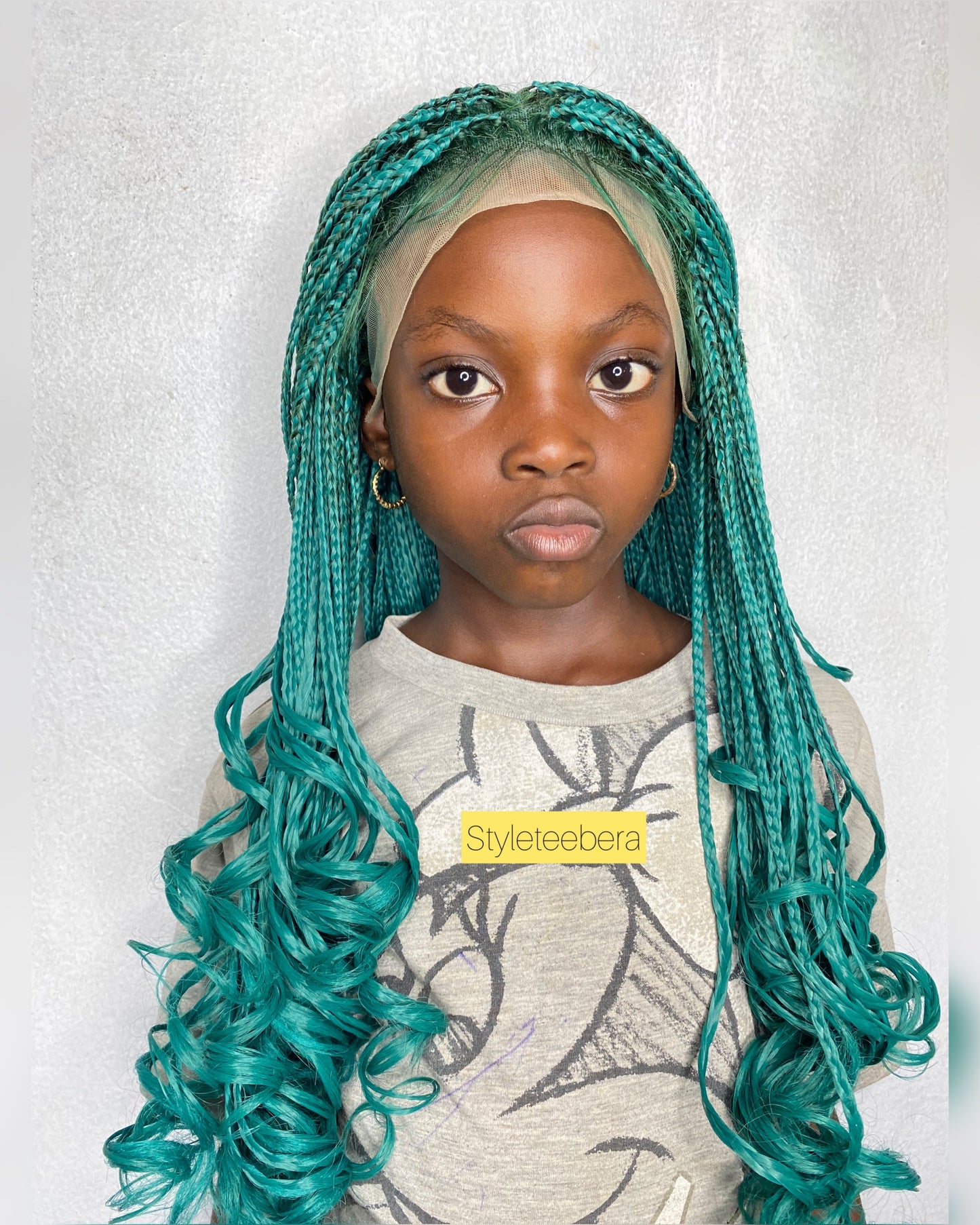 Kiddies Lexia curly wig