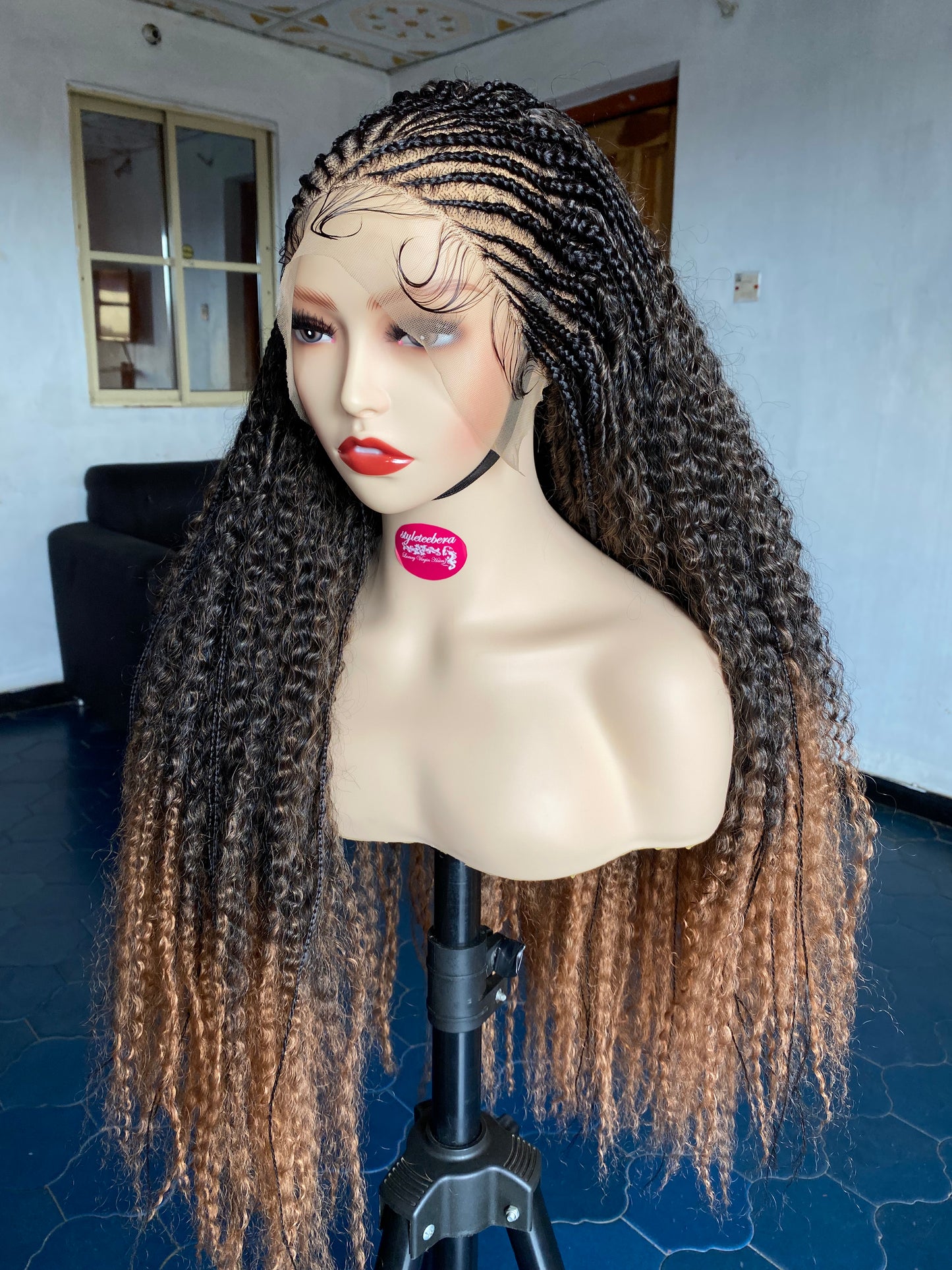 IND cornrow wig #T08