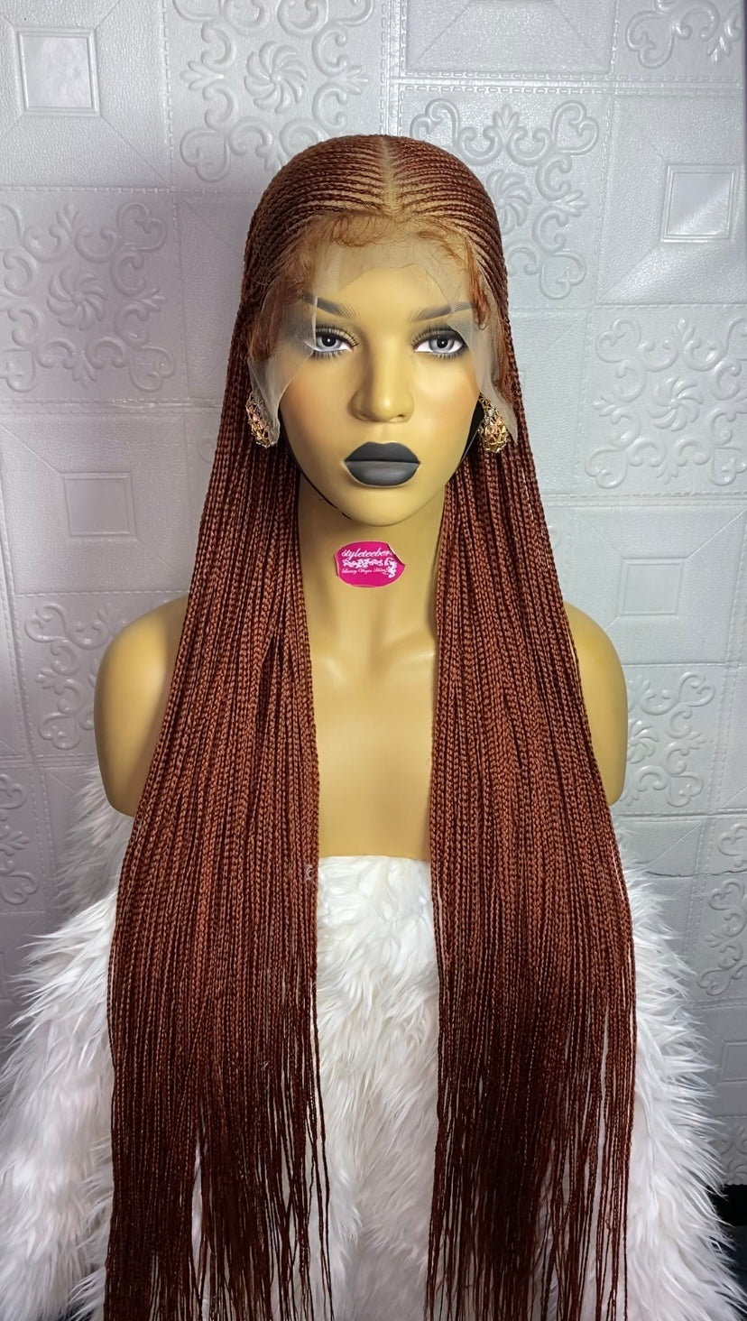 Defined center part cornrow(#350)