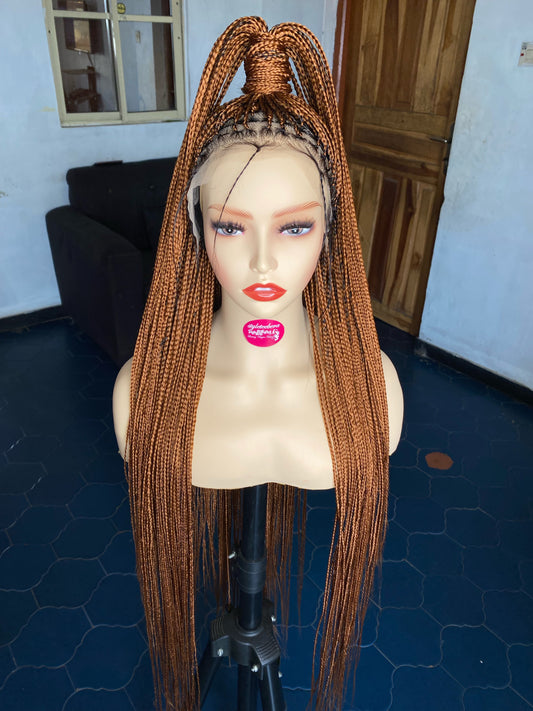 Lux knotless slim wig(kanekalon)