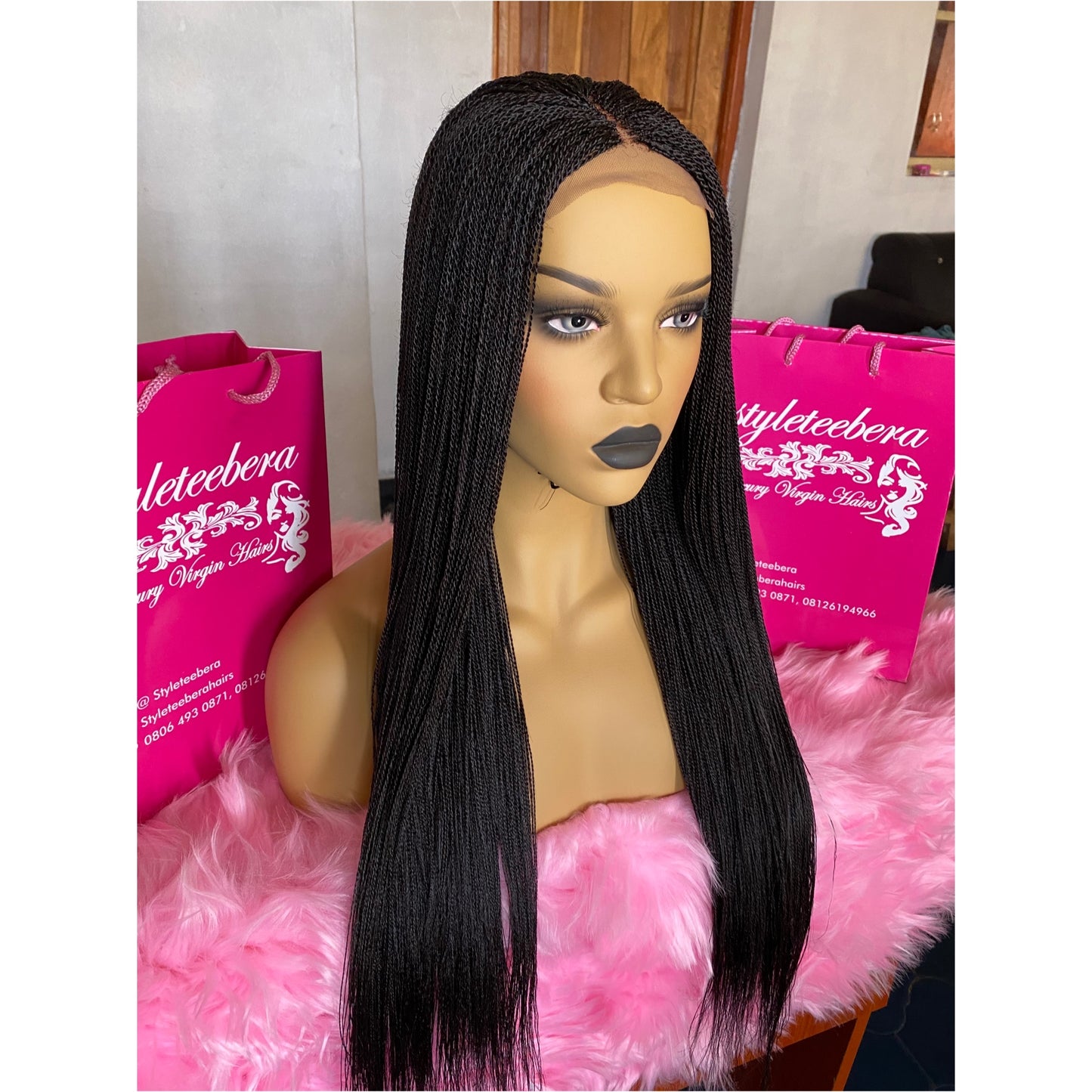 Sheila nano twist braid wig