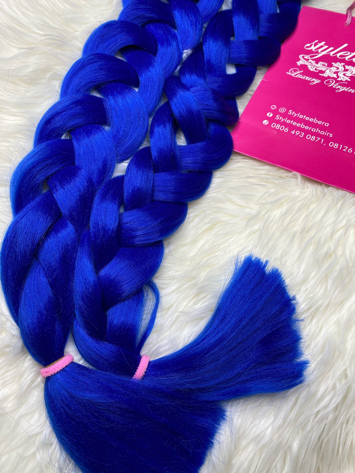 Kanekalon hair #blue