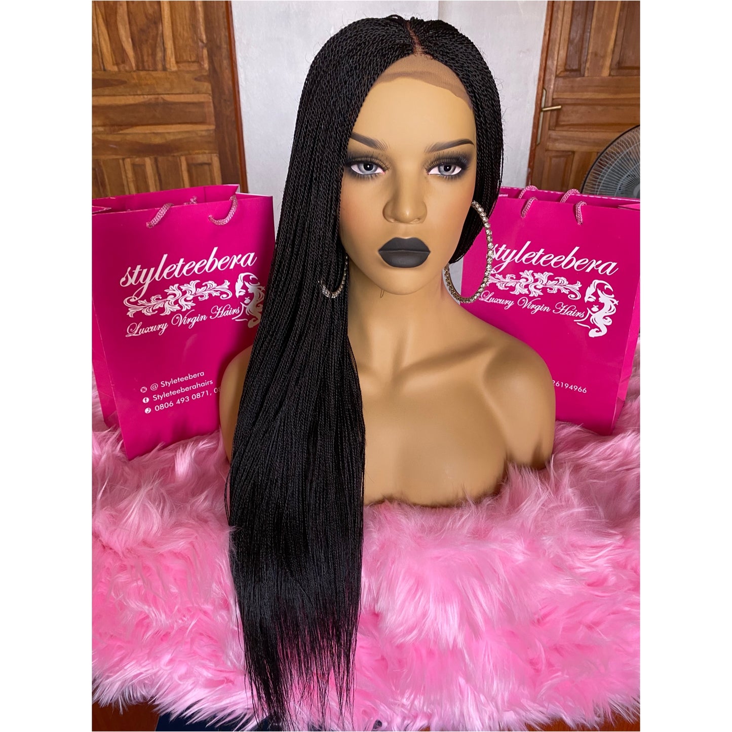 Sheila nano twist braid wig