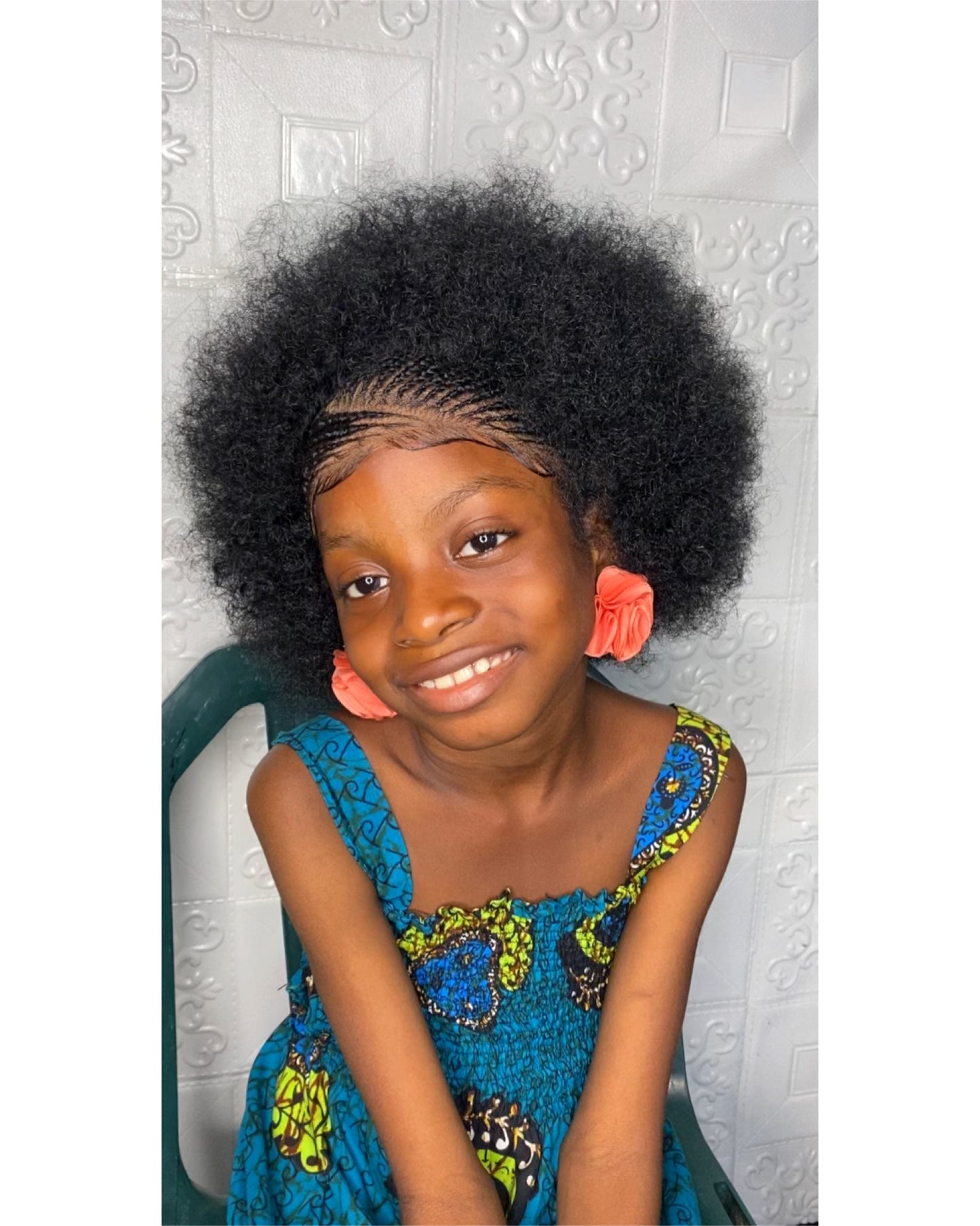 Afro pop kiddies wig